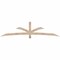 Ekena Millwork Davenport Smooth Timber Gable Bracket, Douglas Fir, 96"W x 24"H x 1 1/2"D x 3 1/2"F, 6/12 Pitch GBW096X24X0204DAV00SDF - alternate 1